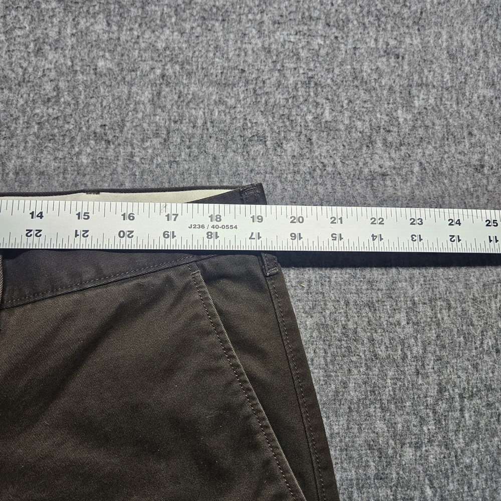 J.Crew Oarsmen Broken-In Straight Pants Mens 38x32 Brown Chino Trousers Cotton - Picture 3 of 10